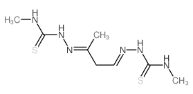 3-methyl-1-[4-(methylthiocarbamoylhydrazinylidene)butan-2-ylideneamino]thiourea picture