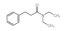 Benzenepropanamide,N,N-diethyl- structure