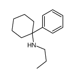 1-phenyl-N-propylcyclohexan-1-amine结构式