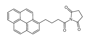 1-(4-pyren-1-ylbutanoyl)pyrrolidine-2,5-dione structure