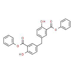 5,5'-Methylenedisalicylic acid diphenyl ester structure