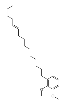 1,2-dimethoxy-3-pentadec-10-enylbenzene结构式