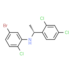 5-Bromo-2-chloro-N-[(1R)-1-(2,4-dichlorophenyl)ethyl]aniline图片