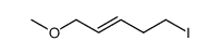 (E)-5-iodo-1-methoxy-2-pentene Structure