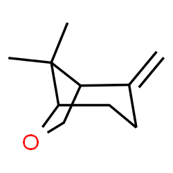 8,8-Dimethyl-2-methylene-6-oxabicyclo[3.2.1]octane结构式