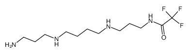 N-(3-((4-((3-aminopropyl)amino)butyl)amino)propyl)-2,2,2-trifluoroacetamide Structure