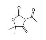 2-Oxazolidinone, 3-acetyl-5,5-dimethyl-4-methylene- (9CI) picture