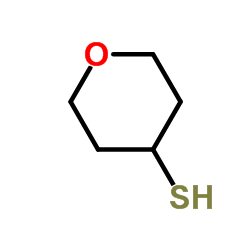 Tetrahydro-2H-pyran-4-thiol Structure