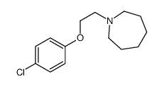 1-[2-(4-chlorophenoxy)ethyl]azepane Structure