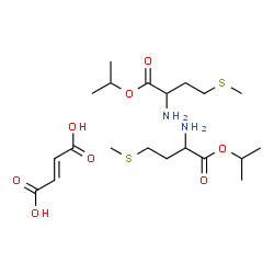 bis[O-isopropyl-DL-methionine] fumarate结构式
