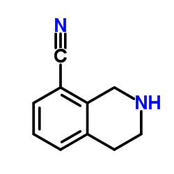 1,2,3,4-Tetrahydro-8-isoquinolinecarbonitrile结构式