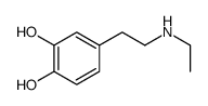 4-[2-(ethylamino)ethyl]benzene-1,2-diol结构式