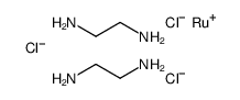 cis-Dichlorobis(ethylenediamine)rhodium(1+) chloride structure
