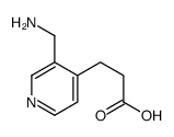 4-Pyridinepropanoicacid,3-(aminomethyl)-(9CI) structure