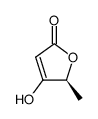 [S,(+)]-4-Hydroxy-5-methyl-2(5H)-furanone结构式