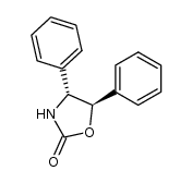 trans-4,5-diphenyl-1,3-oxazolidin-2-one结构式
