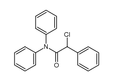 N.N-Diphenyl-α-chlorphenylacetamid Structure