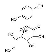 (3R,4S,5R,6R)-1-(2,5-dihydroxyphenyl)-3,4,5,6,7-pentahydroxyheptane-1,2-dione结构式