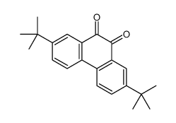 2,7-ditert-butylphenanthrene-9,10-dione结构式
