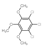 Benzene, 1,2,3-trichloro-4,5,6-trimethoxy- Structure