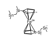 fc(SiMe2CH2SnMe3)2 Structure