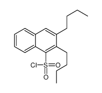 2,3-dibutylnaphthalene-1-sulfonyl chloride Structure
