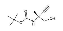 Carbamic acid, [(1R)-1-(hydroxymethyl)-1-methyl-2-propynyl]-, 1,1- Structure