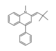 (E)-2-(2,2-dimethylpropylidene)-1-methyl-4-phenyl-1,2-dihydroquinoline Structure