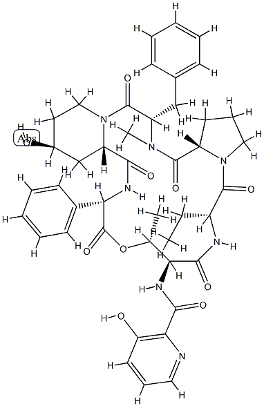 dihydrovirginiamycin S1 Structure