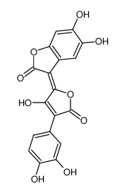 3,6-Di(3,4-dihydroxyphenyl)furo[3,2-b]furan-2,5-dione结构式