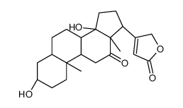 3β,14-Dihydroxy-12-oxo-5β-card-20(22)-enolide Structure