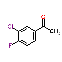 3'-氯-4'-氟苯乙酮结构式