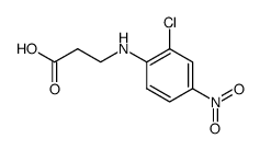 N-<2-Chlor-4-nitro-phenyl>-β-alanin结构式