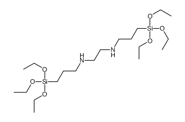 N,N'-bis(3-triethoxysilylpropyl)ethane-1,2-diamine structure