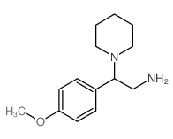 2-(4-methoxyphenyl)-2-piperidin-1-ylethanamine Structure