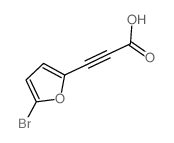 2-Propynoic acid,3-(5-bromo-2-furanyl)-结构式