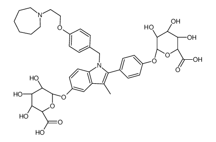 Bazedoxifene Bis-β-D-Glucuronide Structure