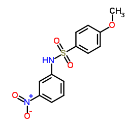 4-Methoxy-N-(3-nitrophenyl)benzenesulfonamide structure