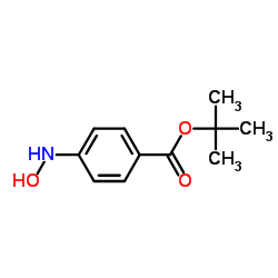 Benzoic acid, 4-(hydroxyamino)-, 1,1-dimethylethyl ester (9CI)结构式