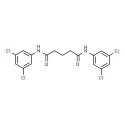 N,N'-Bis(3,5-dichlorophenyl)pentanediamide Structure