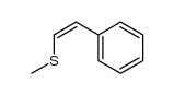(Z)-methyl(styryl)sulfane Structure