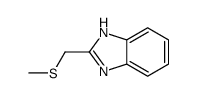 (9ci)-2-[(甲基硫代)甲基]-1H-苯并咪唑结构式