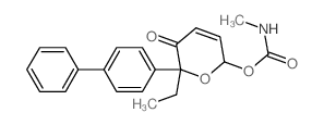 [6-ethyl-5-oxo-6-(4-phenylphenyl)-2H-pyran-2-yl] N-methylcarbamate picture