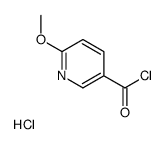6-methoxypyridine-3-carbonyl chloride,hydrochloride结构式