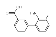 3-(2-Amino-3-fluorophenyl)benzoic acid结构式