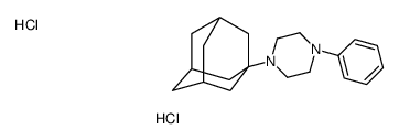 1-(1-adamantyl)-4-phenylpiperazine,dihydrochloride Structure