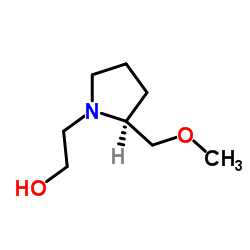 2-[(2S)-2-(Methoxymethyl)-1-pyrrolidinyl]ethanol Structure