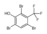 2,4,6-Tribromo-3-(trifluoromethyl)phenol Structure