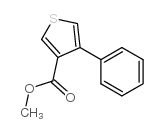 methyl 4-phenylthiophene-3-carboxylate structure