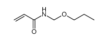 N-(Propoxymethyl)acrylamide Structure